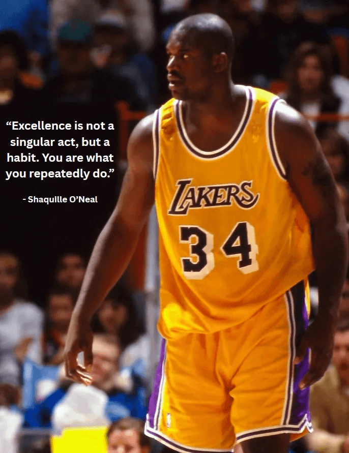 Shaq habit quote